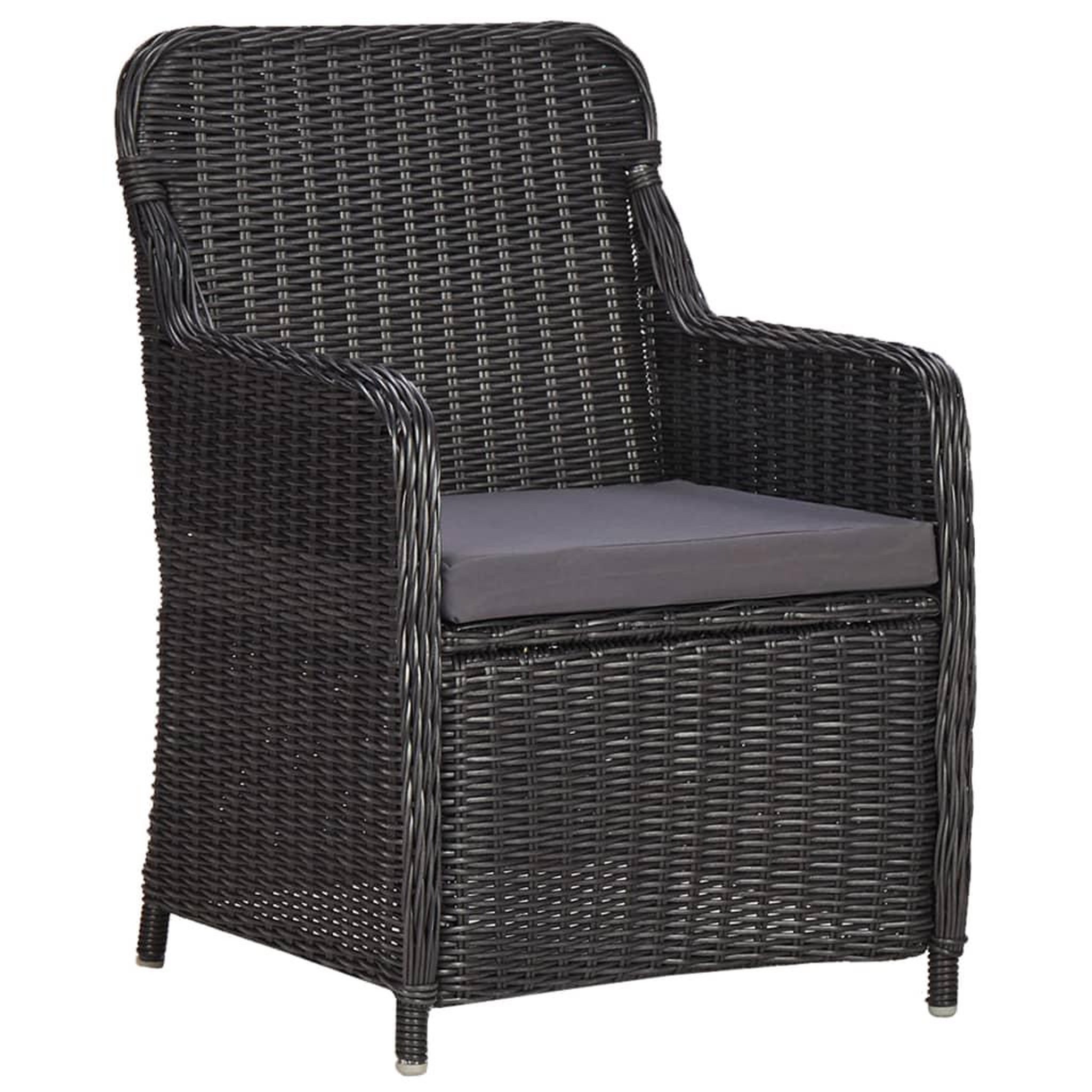 Voir la diapositive 5 : VIDAXL Ensemble a manger d'exterieur 9 pcs Resine tressee Noir