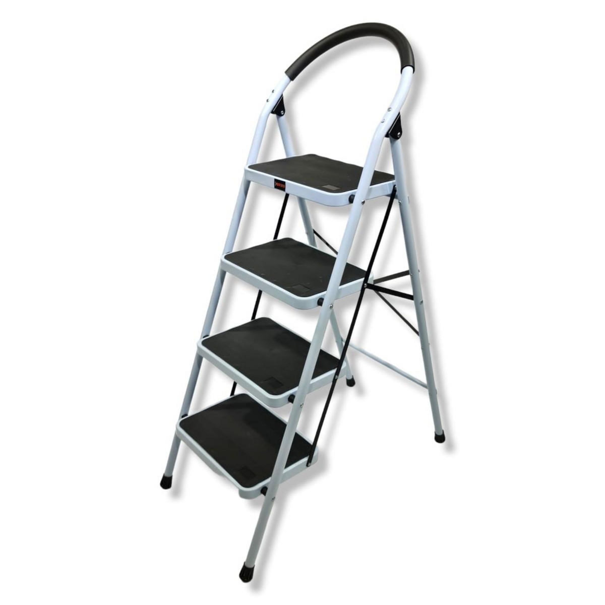 BRIXO Escabeau Marche-pied pliant 4 niveaux Portée Max 150 kg BRIXO
