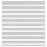 VIDAXL Store zebre gris clair largeur du tissu 145,9 cm polyester