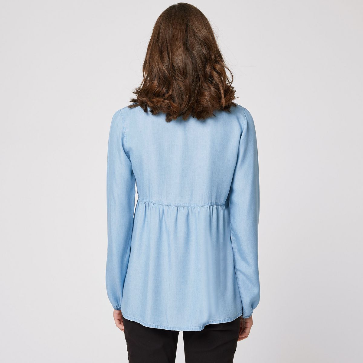 IN EXTENSO Blouse manche longue jean femme