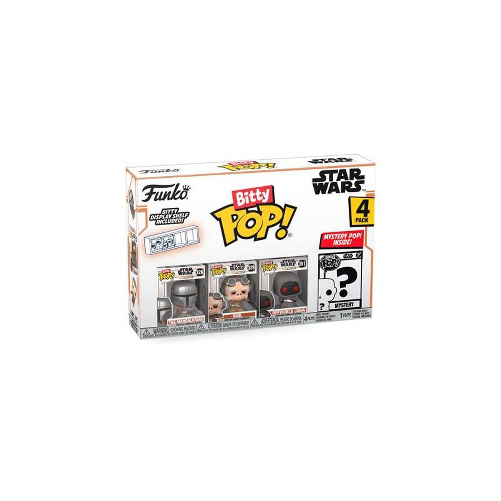Funko Pack 4 Figurines Funko Bitty Pop Mandalorian