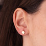 Voir la diapositive 2 : L'ATELIER D'AZUR Boucles d'Oreilles Or 18 Carats 750/000 Jaune Ronde