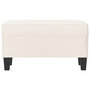 Voir la diapositive 3 : VIDAXL Banc Creme 70x35x41 cm Similicuir