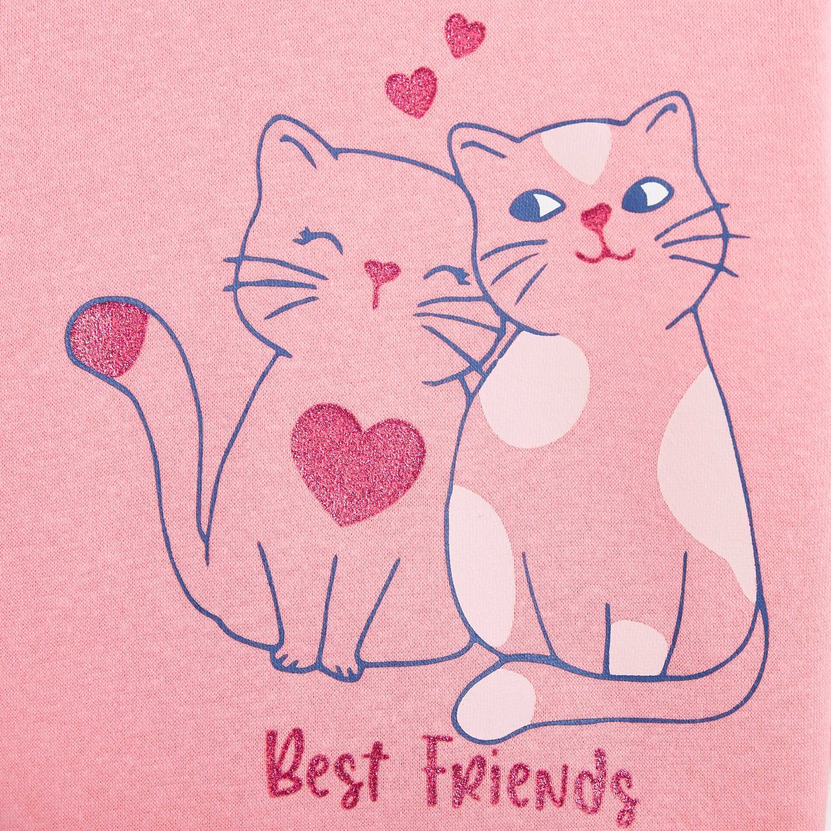 INEXTENSO Sweat à col rond en molleton bébé fille