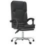 Voir la diapositive 2 : VIDAXL Fauteuil de massage inclinable de bureau Noir Similicuir