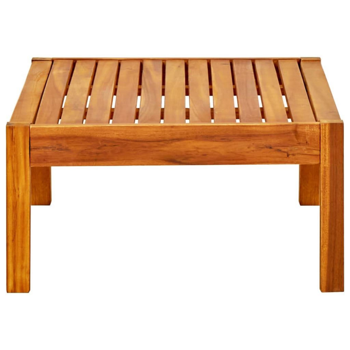 VIDAXL Table de jardin 85x57x29 cm Bois d'acacia massif