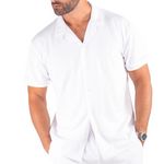 PANAME BROTHERS Chemise Manches Courtes he Homme Paname Brothers. Coloris disponibles : Blanc