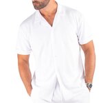 PANAME BROTHERS Chemise Manches Courtes he Homme Paname Brothers. Coloris disponibles : Blanc