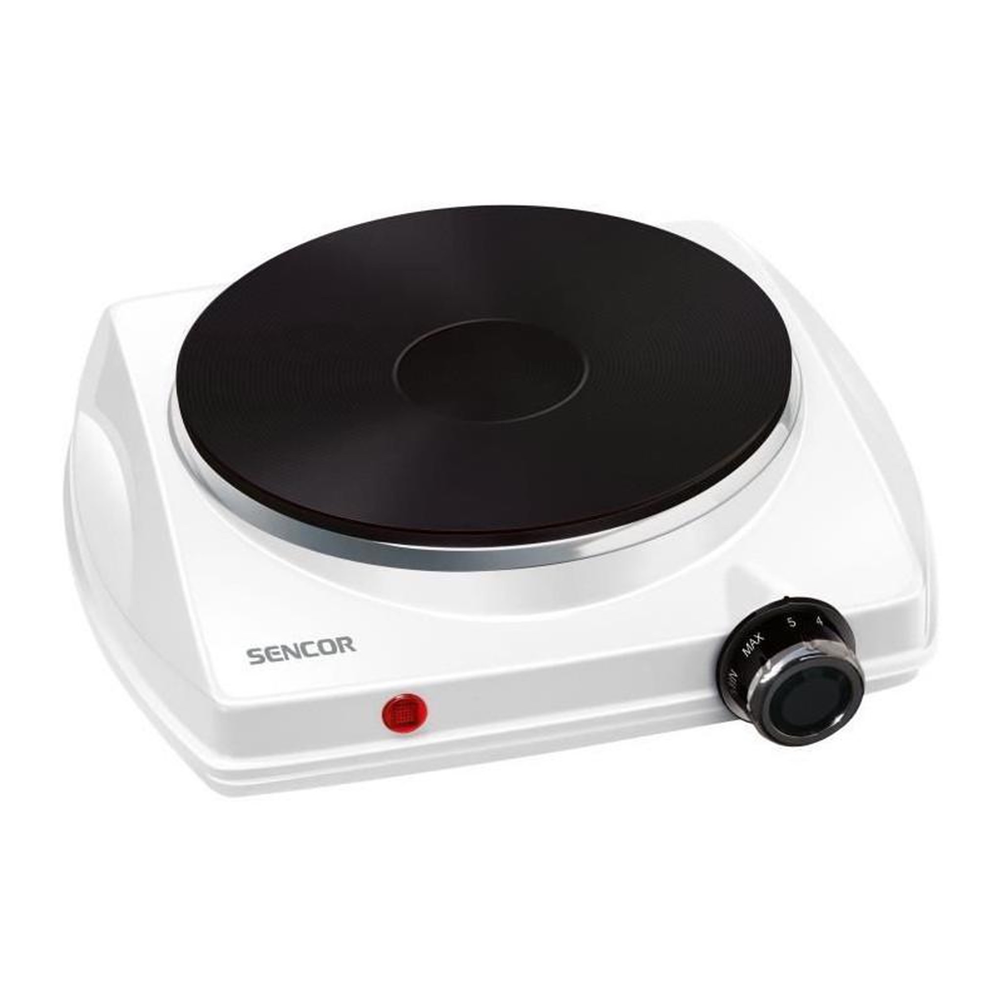 SENCO Plaque de cuisson électrique - SENCOR - SCP 1503WH-EUE4 - 1500 W - 1 foyer - Blanc