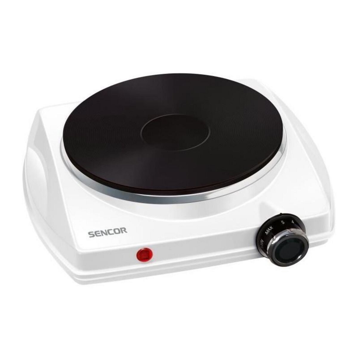 SENCO Plaque de cuisson électrique - SENCOR - SCP 1503WH-EUE4 - 1500 W - 1 foyer - Blanc