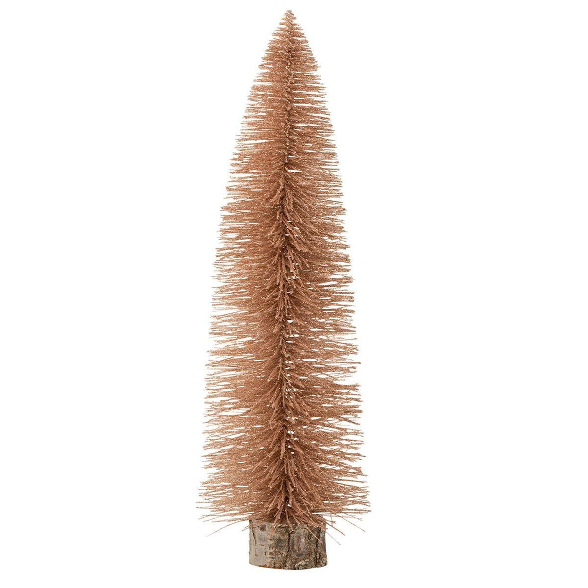 Paris Prix Sapin de Noël à Poser  Paillettes  61cm Rose Doré