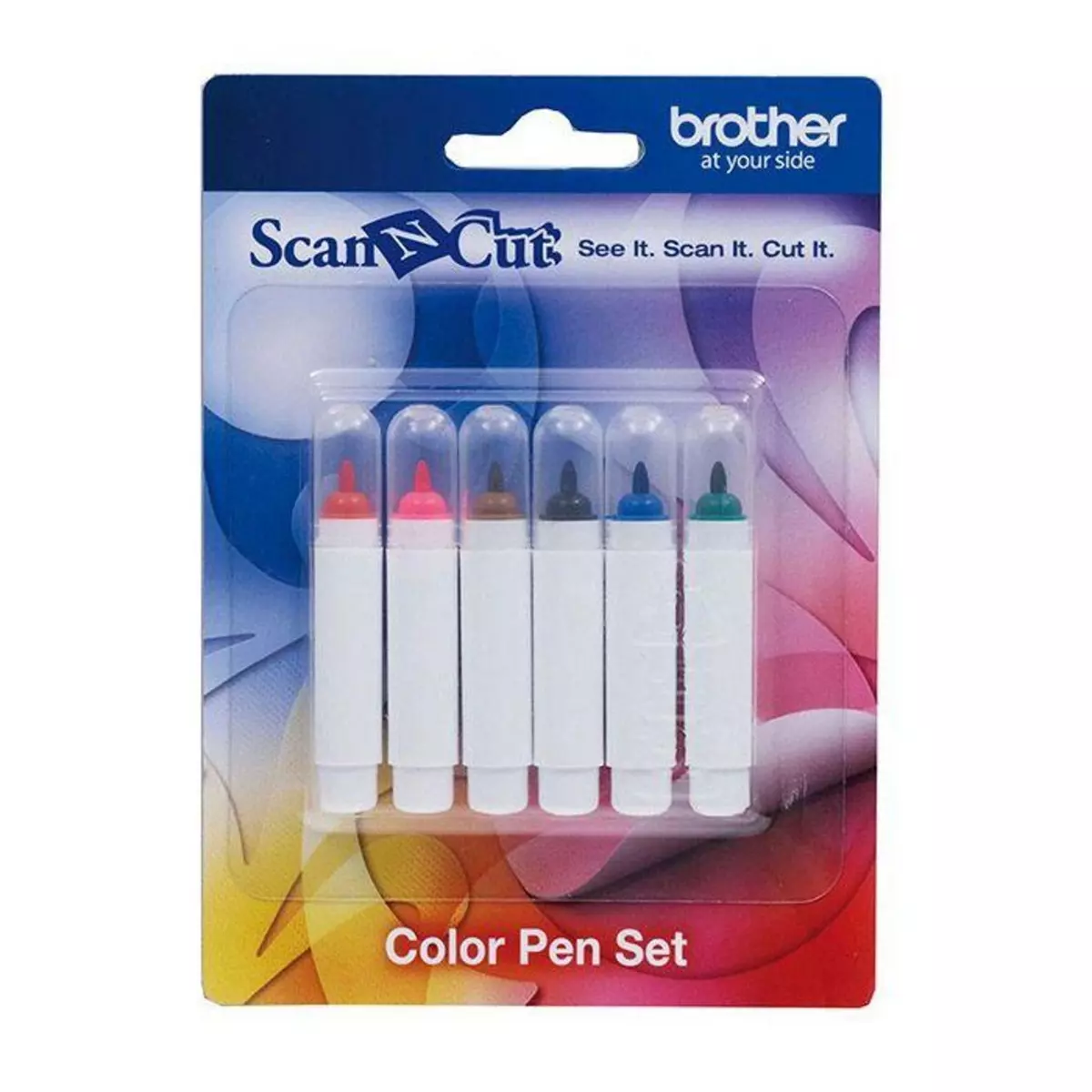 Brother Kit 6 stylos de couleur indélébiles pour ScanNCut