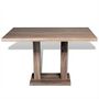 Voir la diapositive 3 : VIDAXL Table de salle a manger MDF Aspect de chene