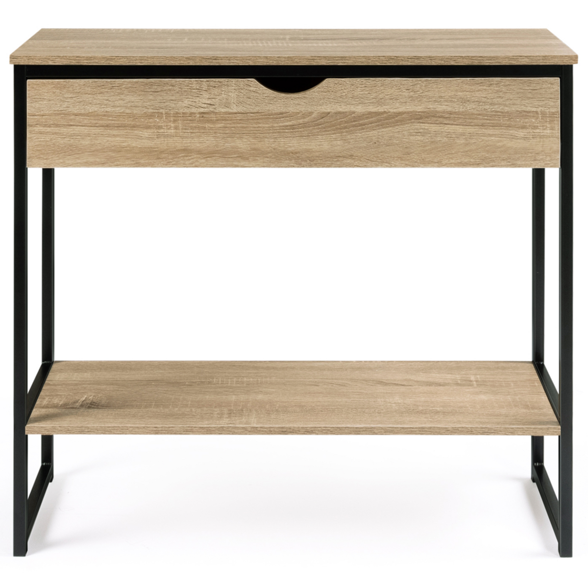 ID MARKET Console 1 tiroir DETROIT 1 étagère design industriel