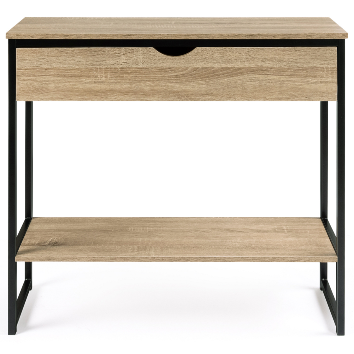 ID MARKET Console 1 tiroir DETROIT 1 étagère design industriel