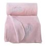 Voir la diapositive 1 : Paris Prix Plaid Polaire  Plumette  127x152cm Rose