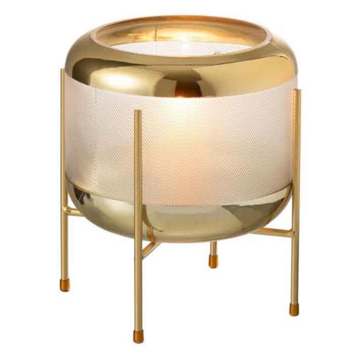 Paris Prix Vase Design  Sucomba  22cm Transparent & Or