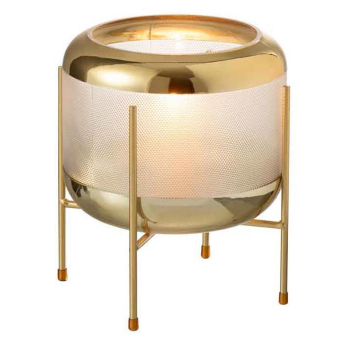 Paris Prix Vase Design  Sucomba  22cm Transparent & Or