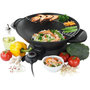 Voir la diapositive 1 : Domo Wok electrique 5,5l 1800w noir - do.8708