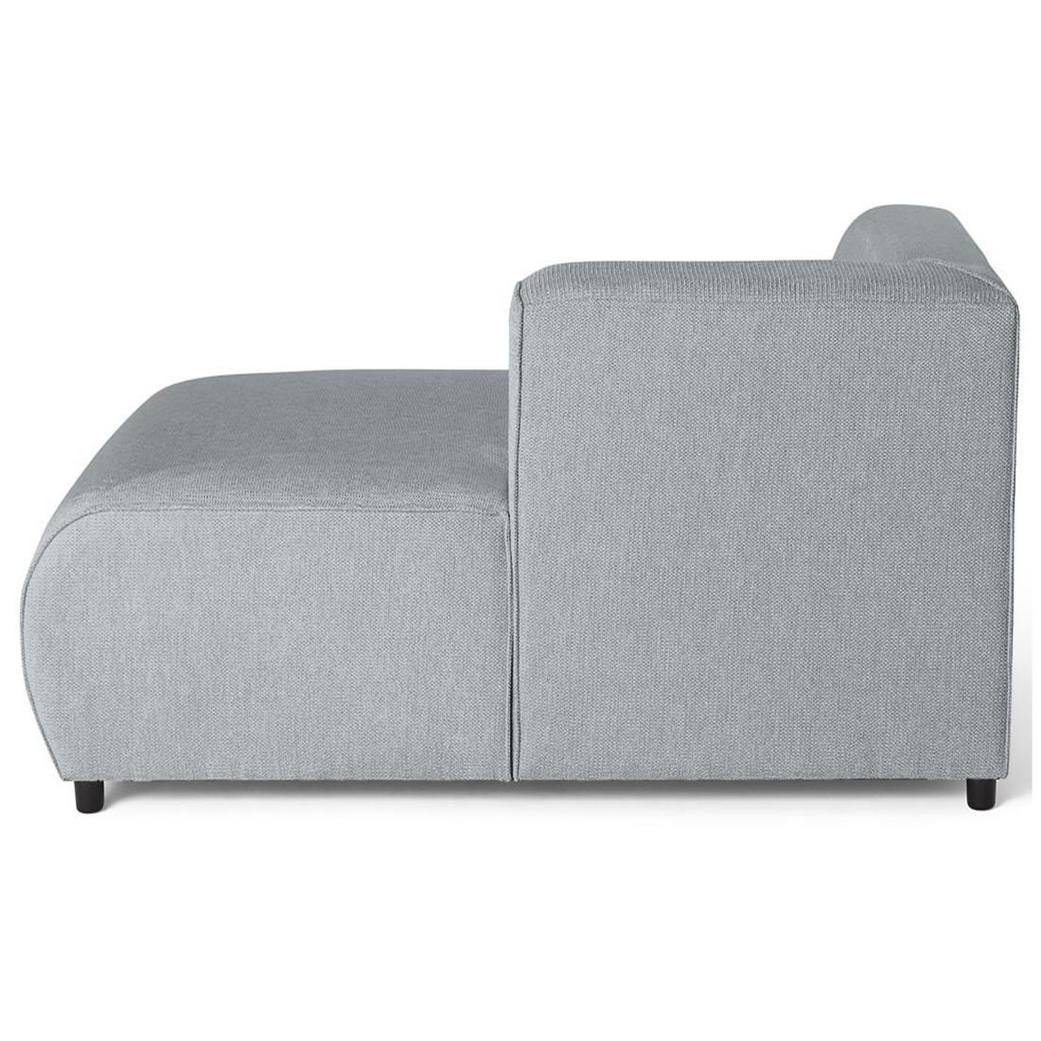 Voir la diapositive 6 : LISA DESIGN Suaro - module d'assise méridienne droit en tissu texturé