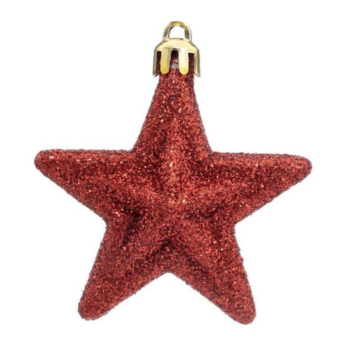 ATMOSPHERA Sujet de Noël 6 Pièces  Délice  7cm Vert, Rouge & Or