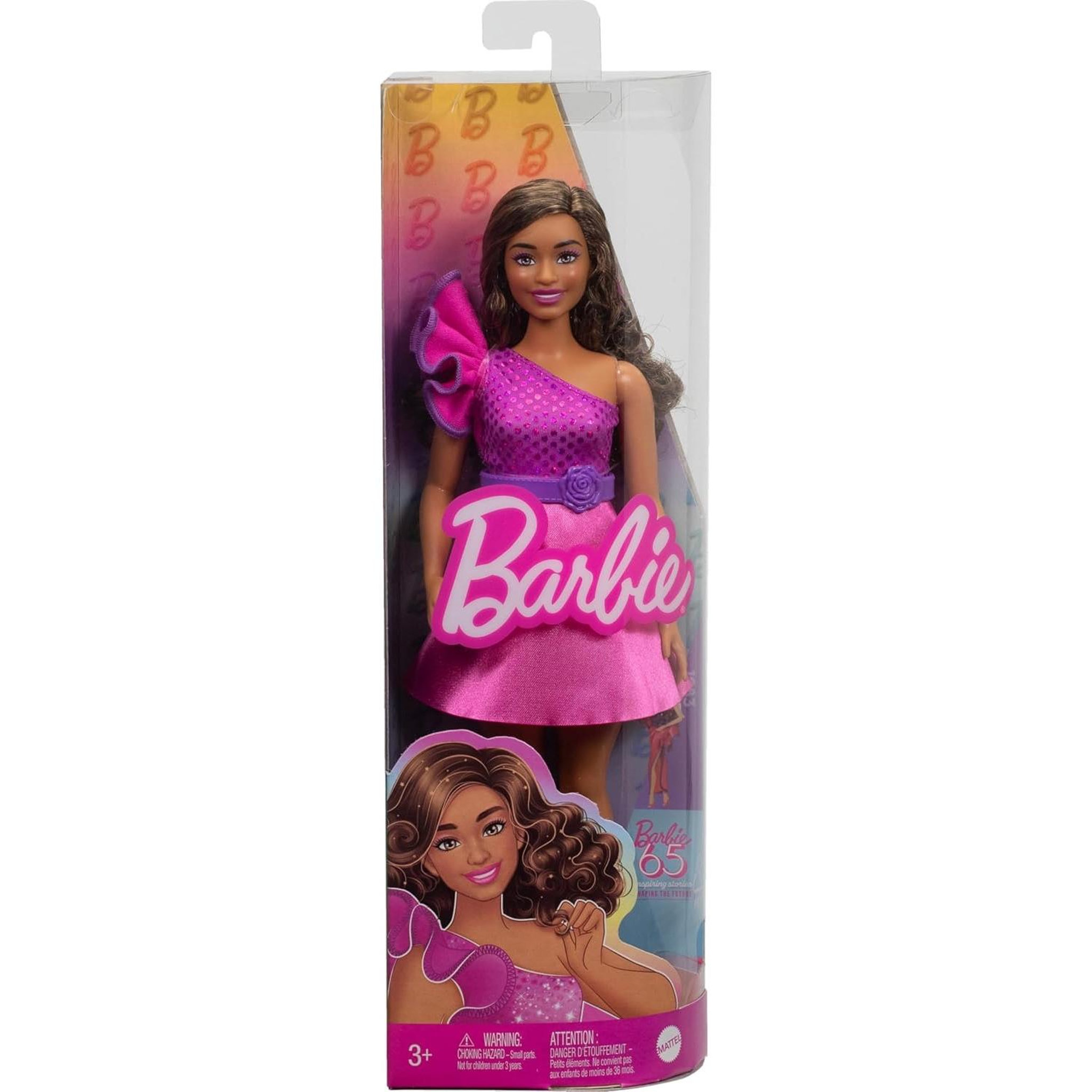 MATTEL Barbie - Poupée fashionistas brune