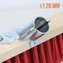 Voir la diapositive 2 : LINXOR Balai cantonnier en bois - 60 cm - Rouge