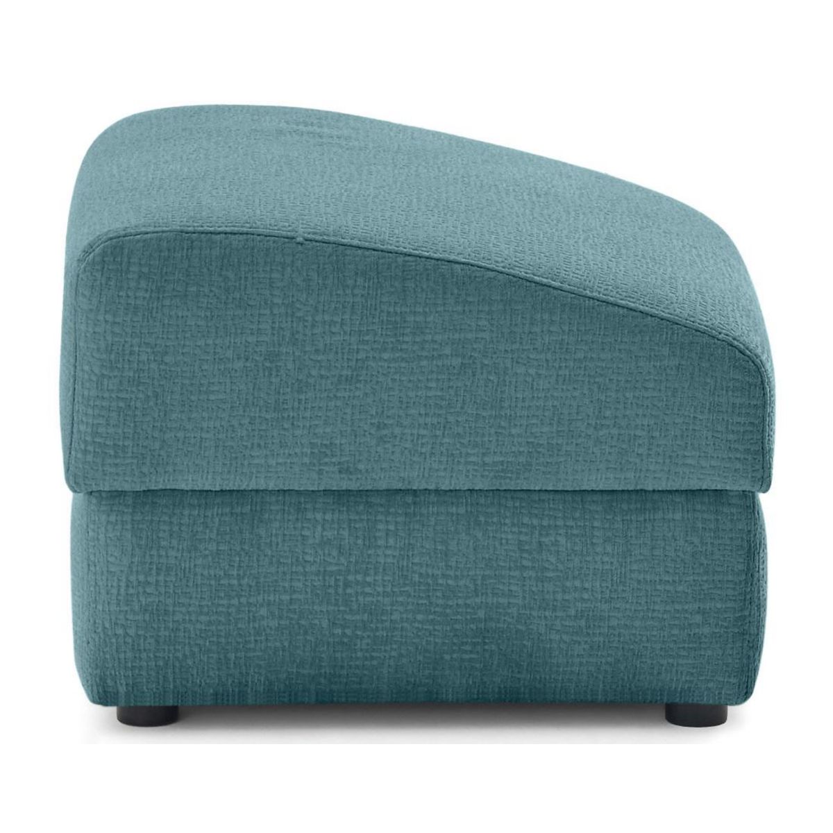 LISA DESIGN Bastille - pouf en tissu velours relief