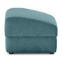 Voir la diapositive 4 : LISA DESIGN Bastille - pouf en tissu velours relief