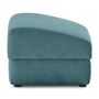 Voir la diapositive 4 : LISA DESIGN Bastille - pouf en tissu velours relief