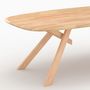 Voir la diapositive 3 : Rendez vous déco Table rectangulaire en bois d'hévéa massif foncé 8 personnes - Merlin