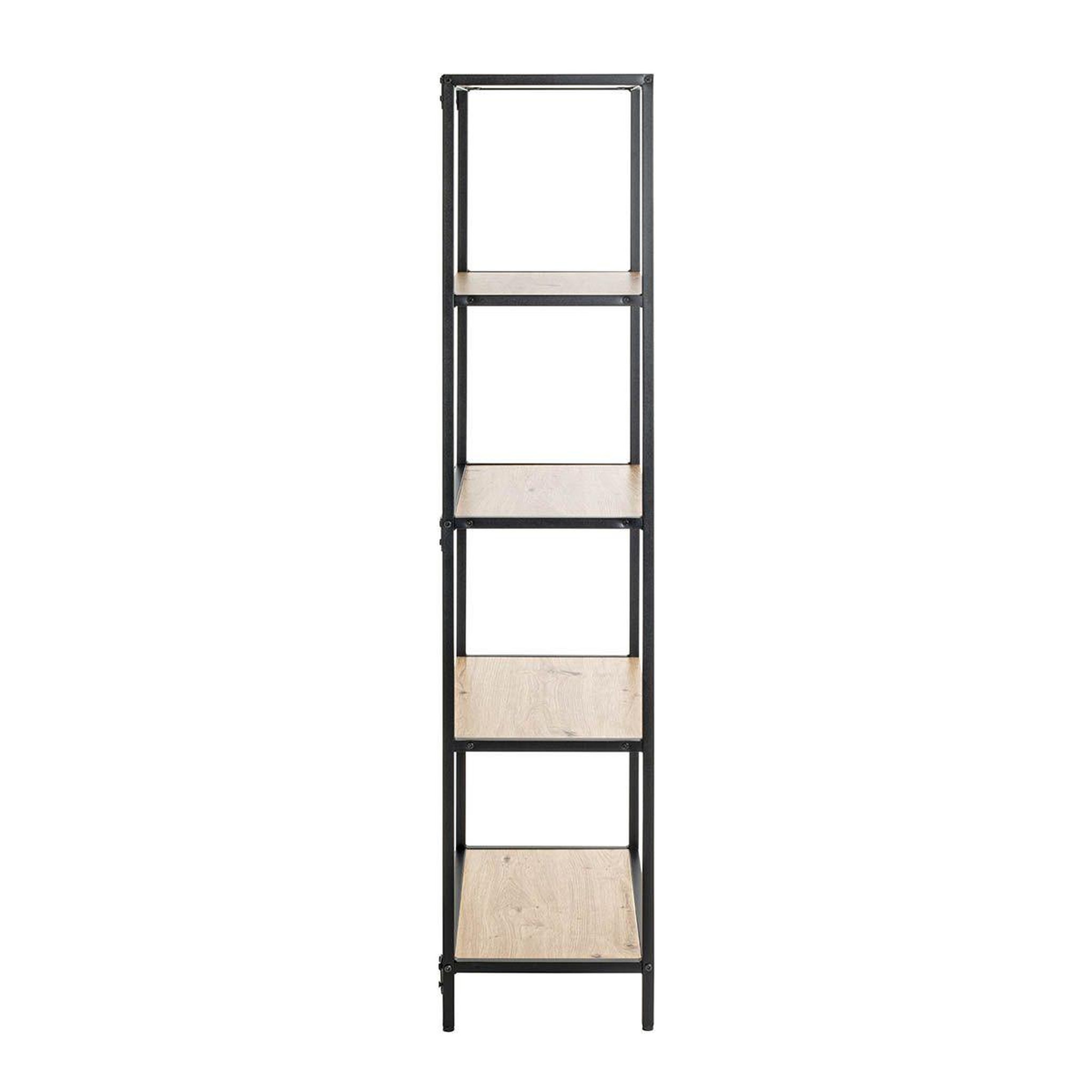 Voir la diapositive 3 : Paris Prix Étagère bibliothèque 5 niveaux  miranda  167cm chêne & noir