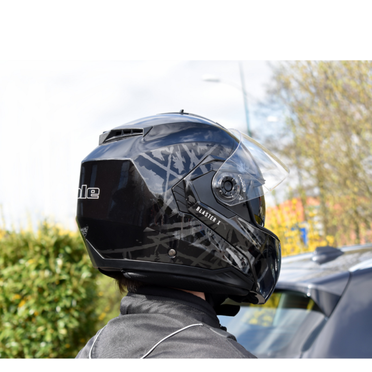 EOLE Casque de moto modulable Blaster X