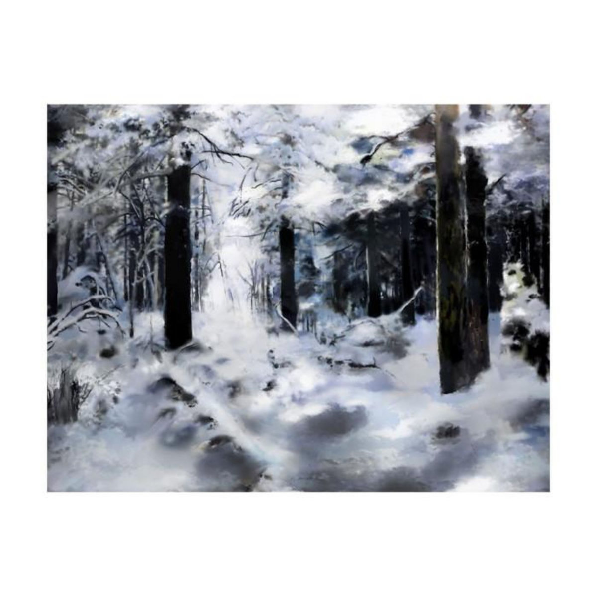 Paris Prix Papier Peint  Winter Forest