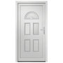 Voir la diapositive 3 : VIDAXL Porte d'entree blanc 110x210 cm PVC