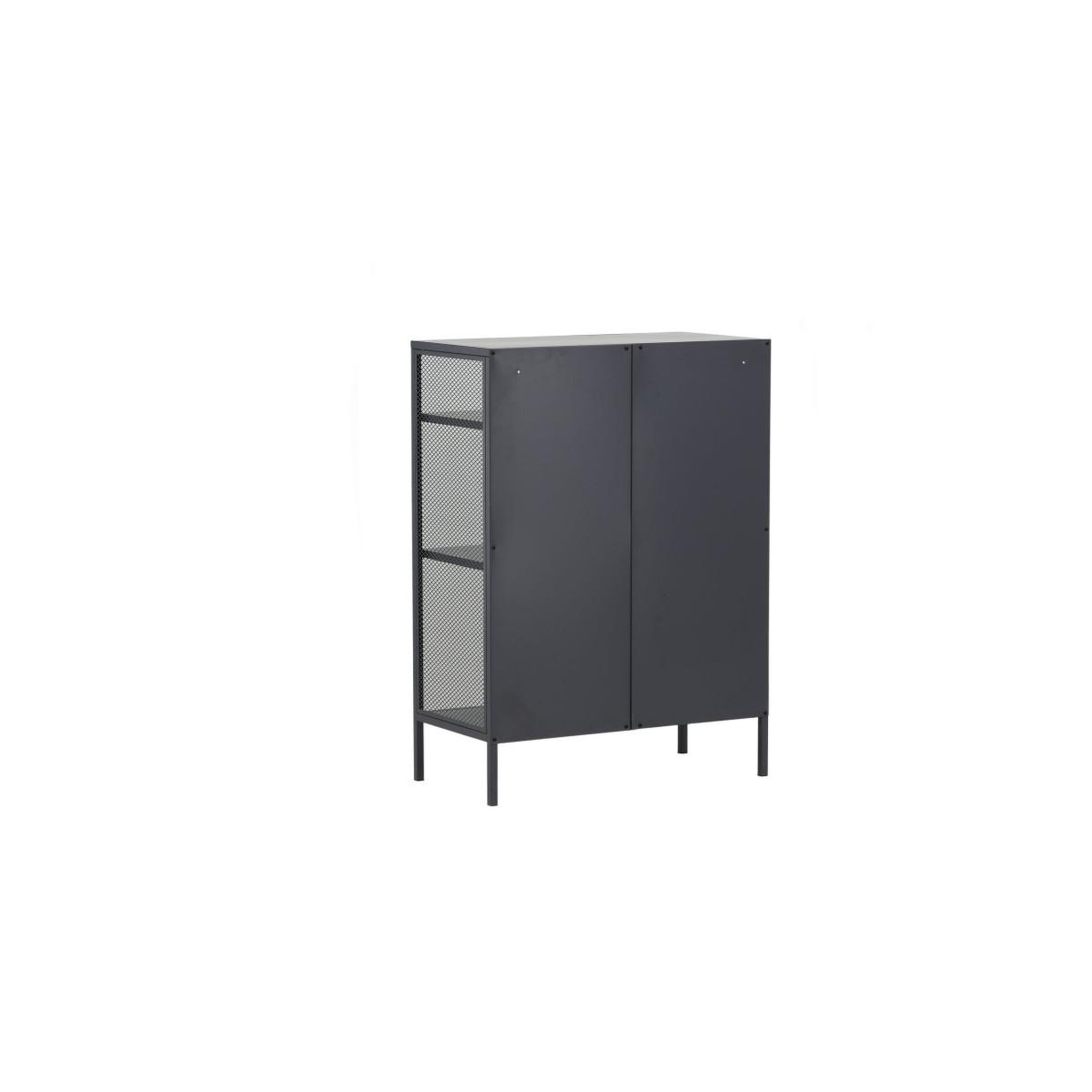Voir la diapositive 6 : Paris Prix Étagère 3 niveaux en métal  misha  110cm gris