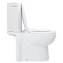 Voir la diapositive 4 : VIDAXL Toilette d'angle en ceramique pour salle de bains blanc