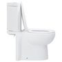 Voir la diapositive 4 : VIDAXL Toilette d'angle en ceramique pour salle de bains blanc