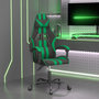Voir la diapositive 1 : VIDAXL Chaise de jeu Noir et vert Similicuir