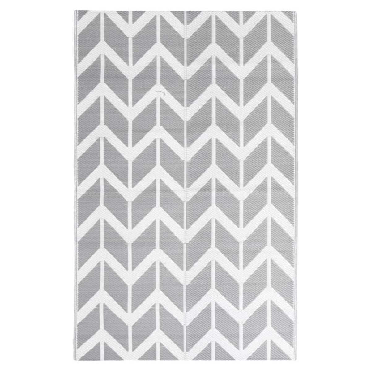 VIDAXL Tapis d'exterieur Gris 190x290 cm PP