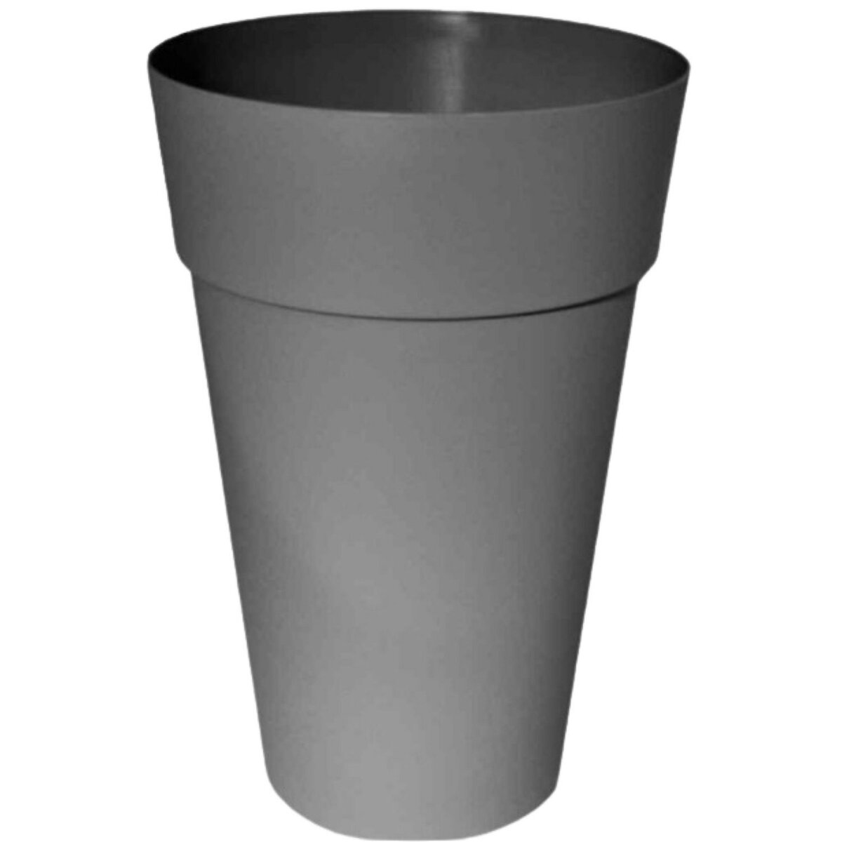 GARDENSTAR Pot en plastique ICFAL - D35H51cm - SMOKE
