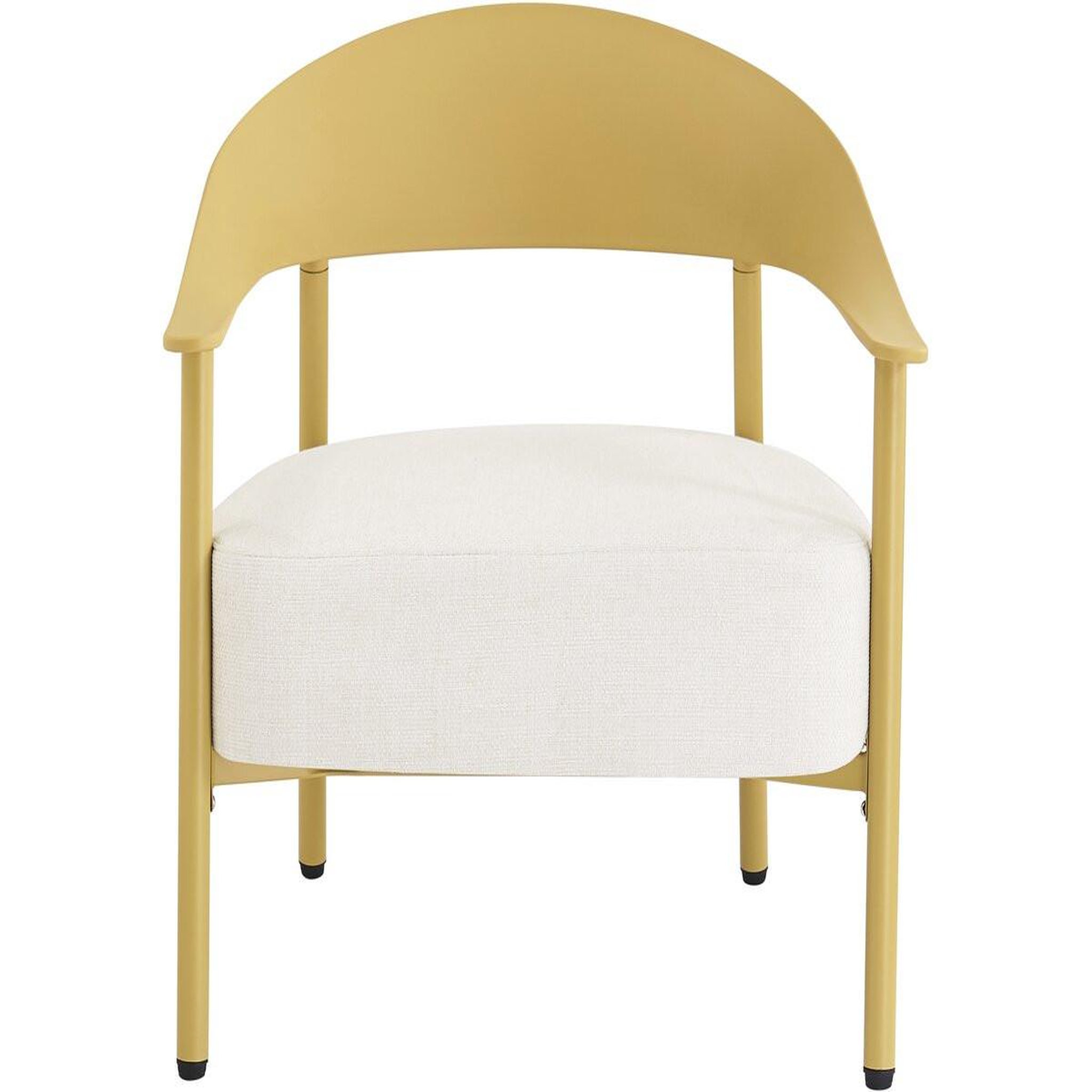 Voir la diapositive 4 : Habitat et Jardin Lot de 2 fauteuils de jardin en plastique et métal  céora  - jaune