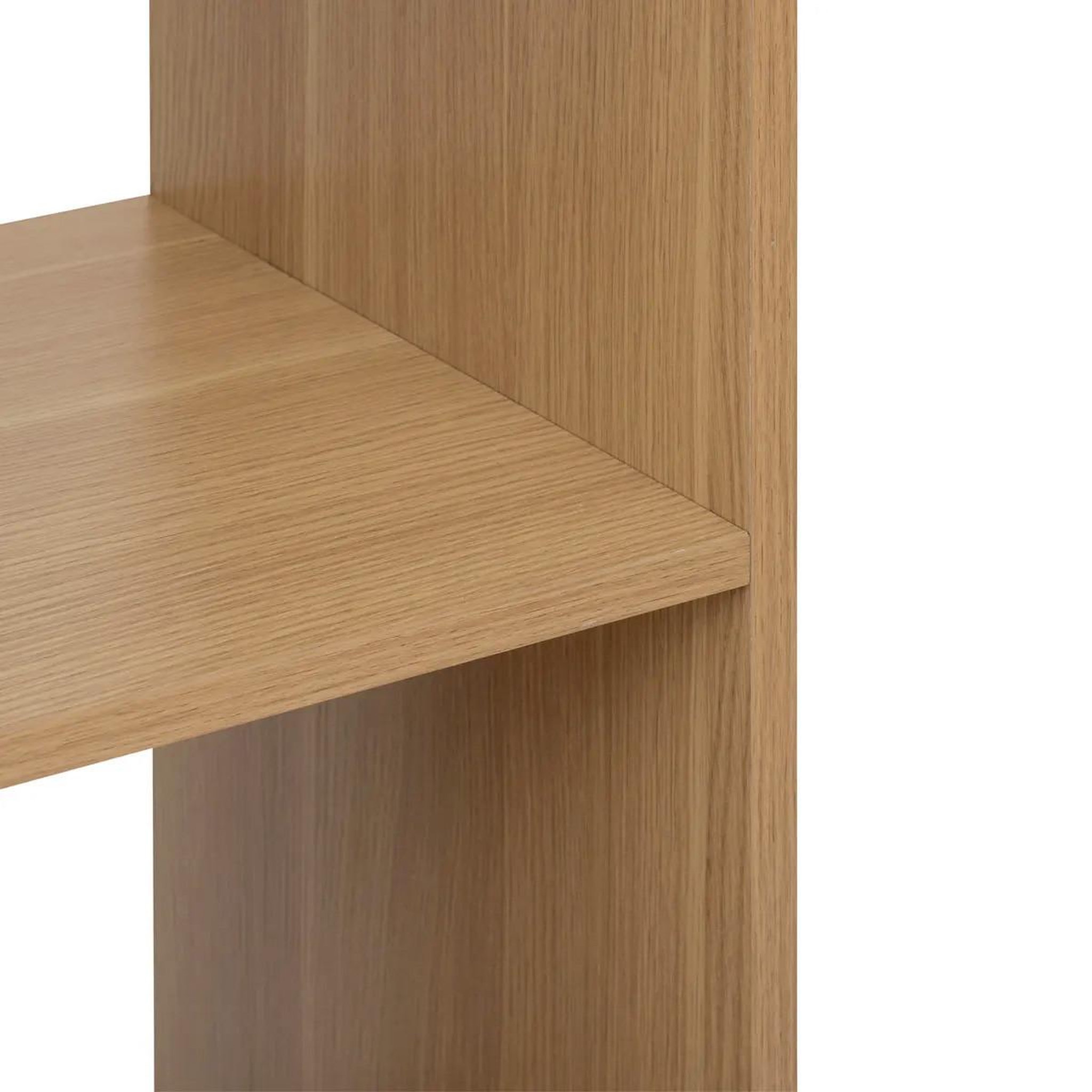 Voir la diapositive 2 : FIVE Bibliothèque 4 niveaux  tasso  159cm naturel