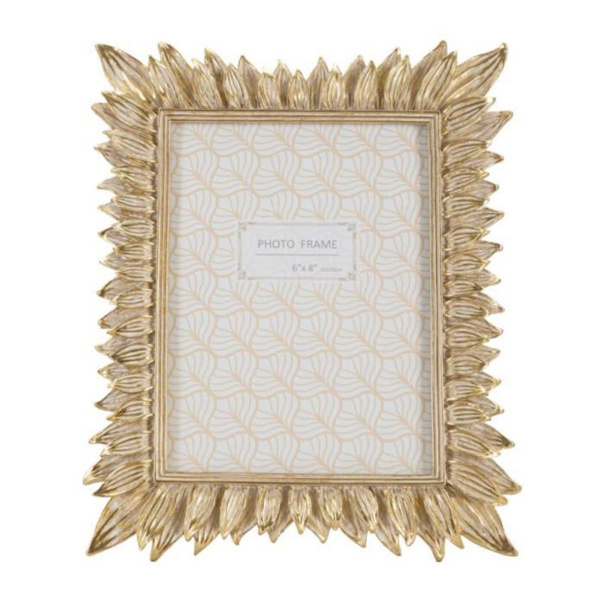 Paris Prix Cadre Photo Déco Pétales de Fleurs  Molas  15x20cm Or