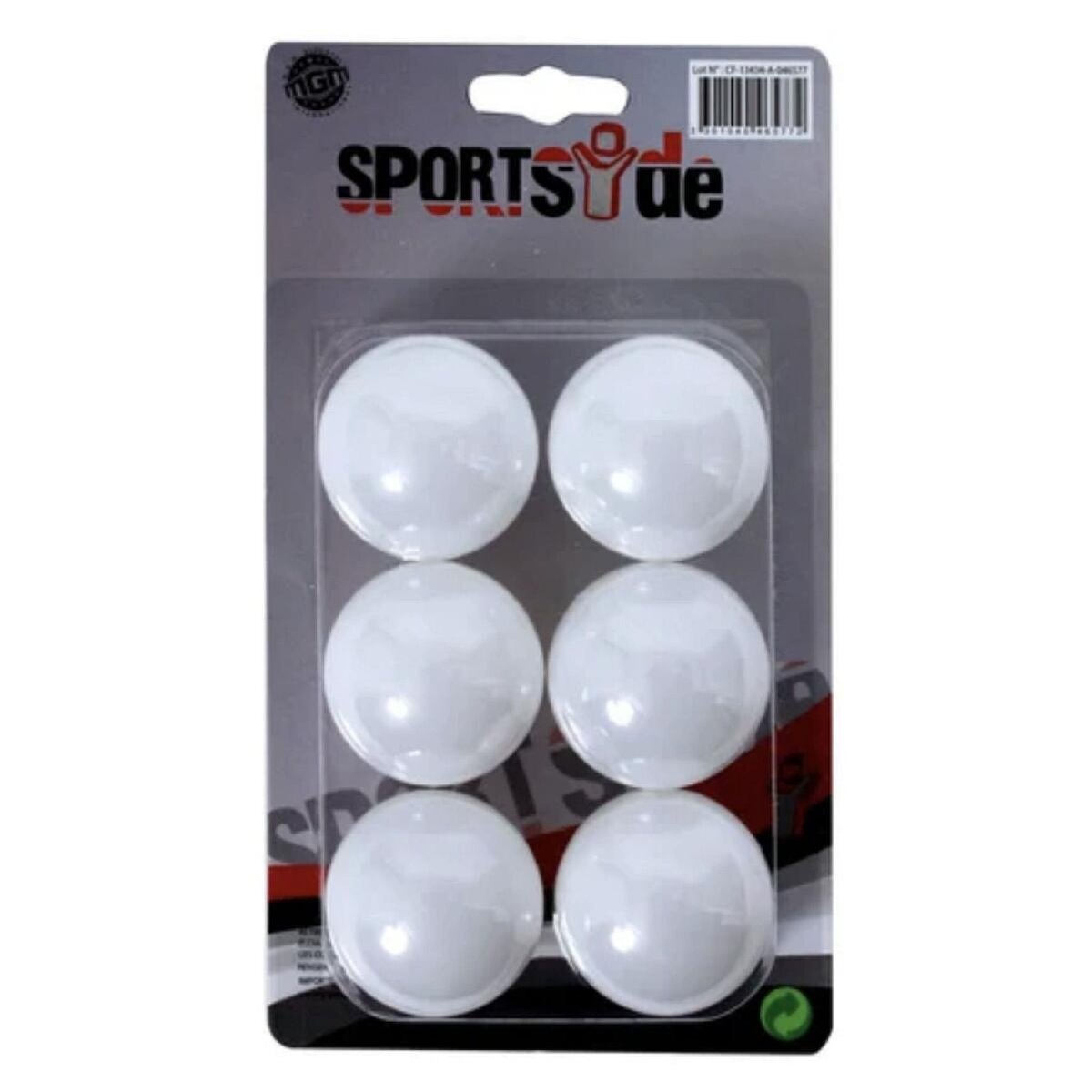 MGM Balle de ping pong - lot de 6