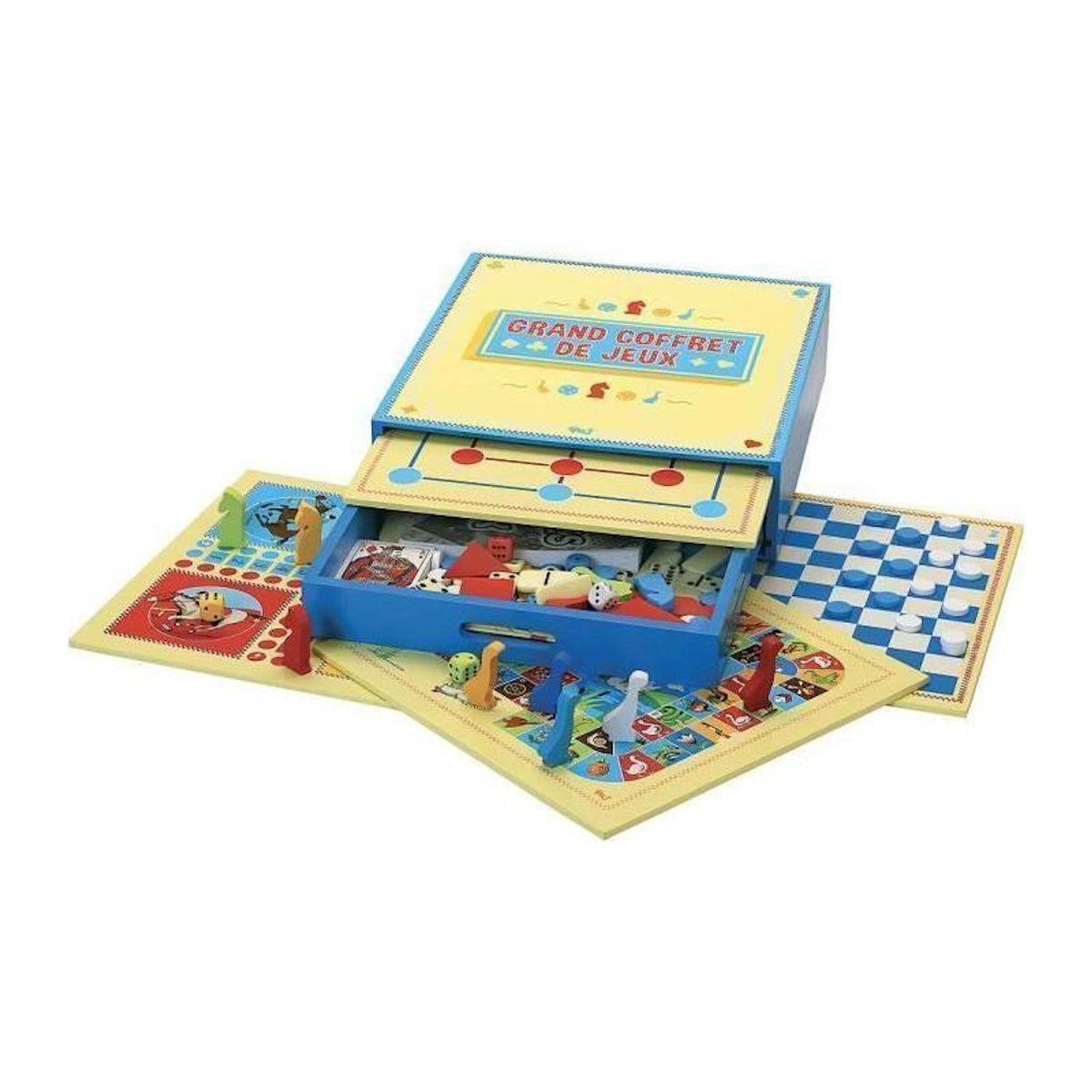 L'ARBRE A JOUER LARBRE A JOUER - 66200 - GRAND COFFRET DE JEUX - 200 REGLES