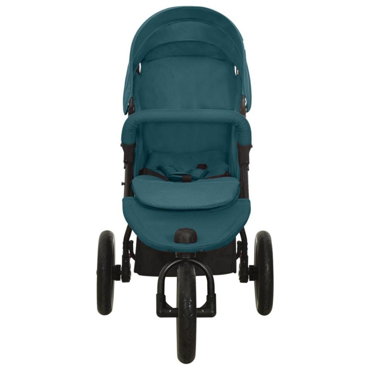 VIDAXL Poussette pour bebe Vert Acier