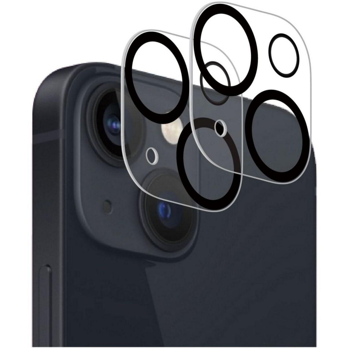 ESSENTIEL B Protège écran iPhone 14/14 Plus Objectif de caméra x2 pas cher  