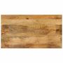 Voir la diapositive 4 : VIDAXL Table basse 2 niveaux 100x55x38cm bois manguier massif et acier