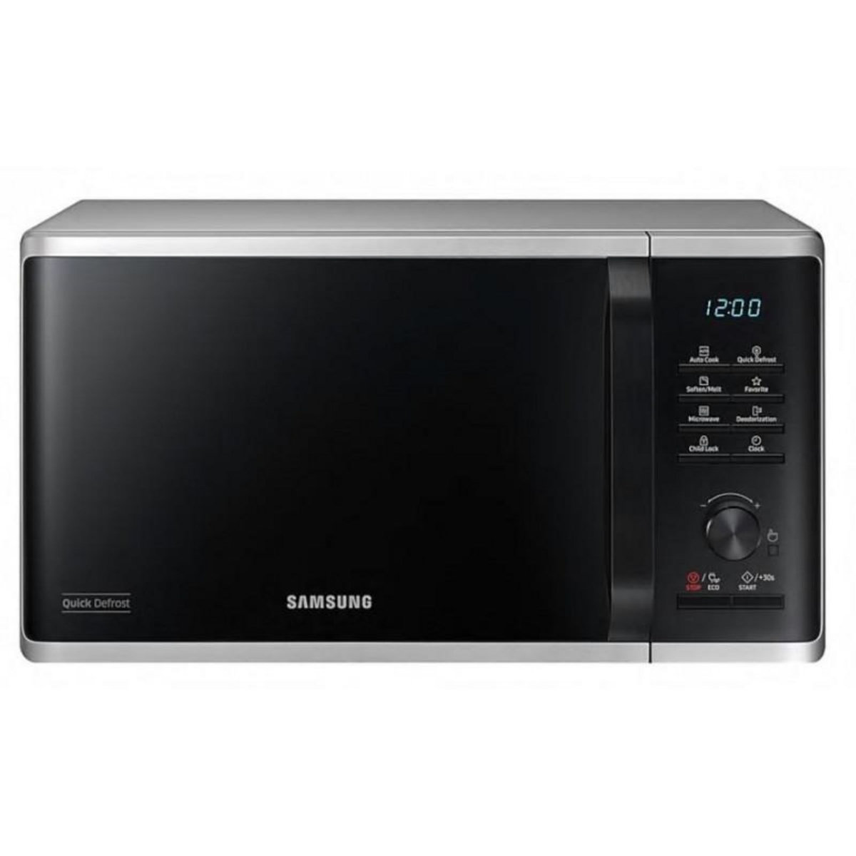 Samsung Micro-ondes pose libre 23L SAMSUNG 800W 48.9cm, MS23K3515ASEF